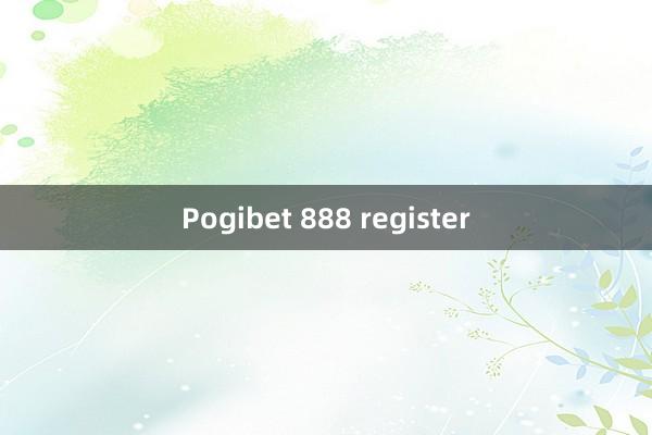 Pogibet 888 register