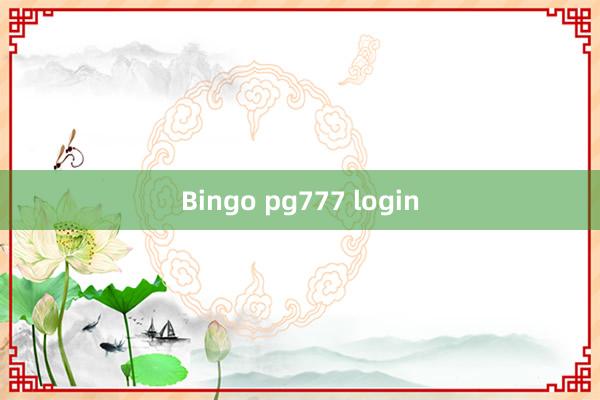 Bingo pg777 login