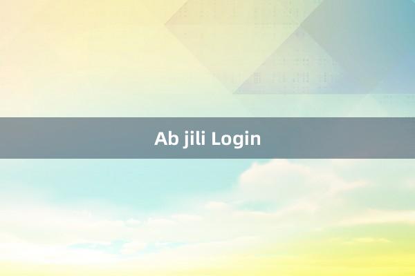 Ab jili Login