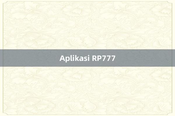 Aplikasi RP777