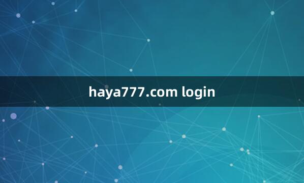 haya777.com login