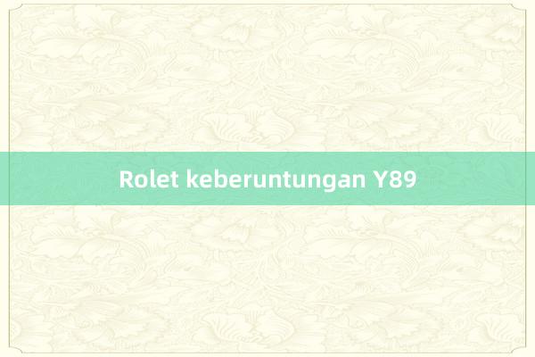 Rolet keberuntungan Y89