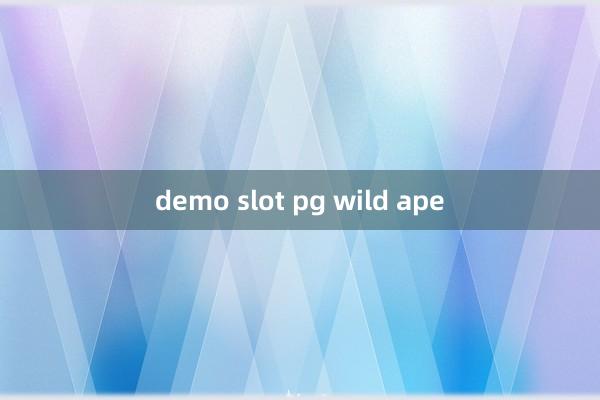 demo slot pg wild ape